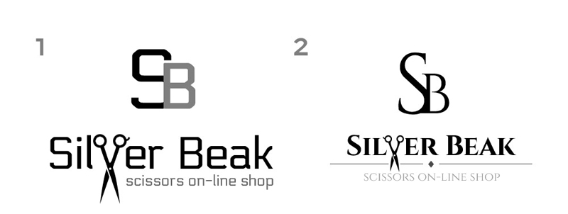 Второй вариант логотипа Silver Beak